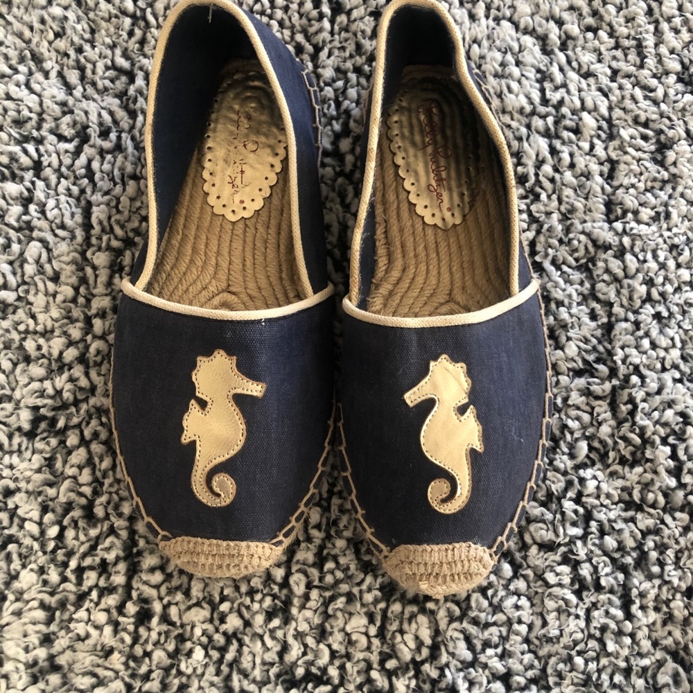 Lily Pulitzer canvas shoes sz 9